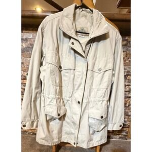 Women's Redhead khaki utility anorak jacket Size Medium.  Utilitarian chic.